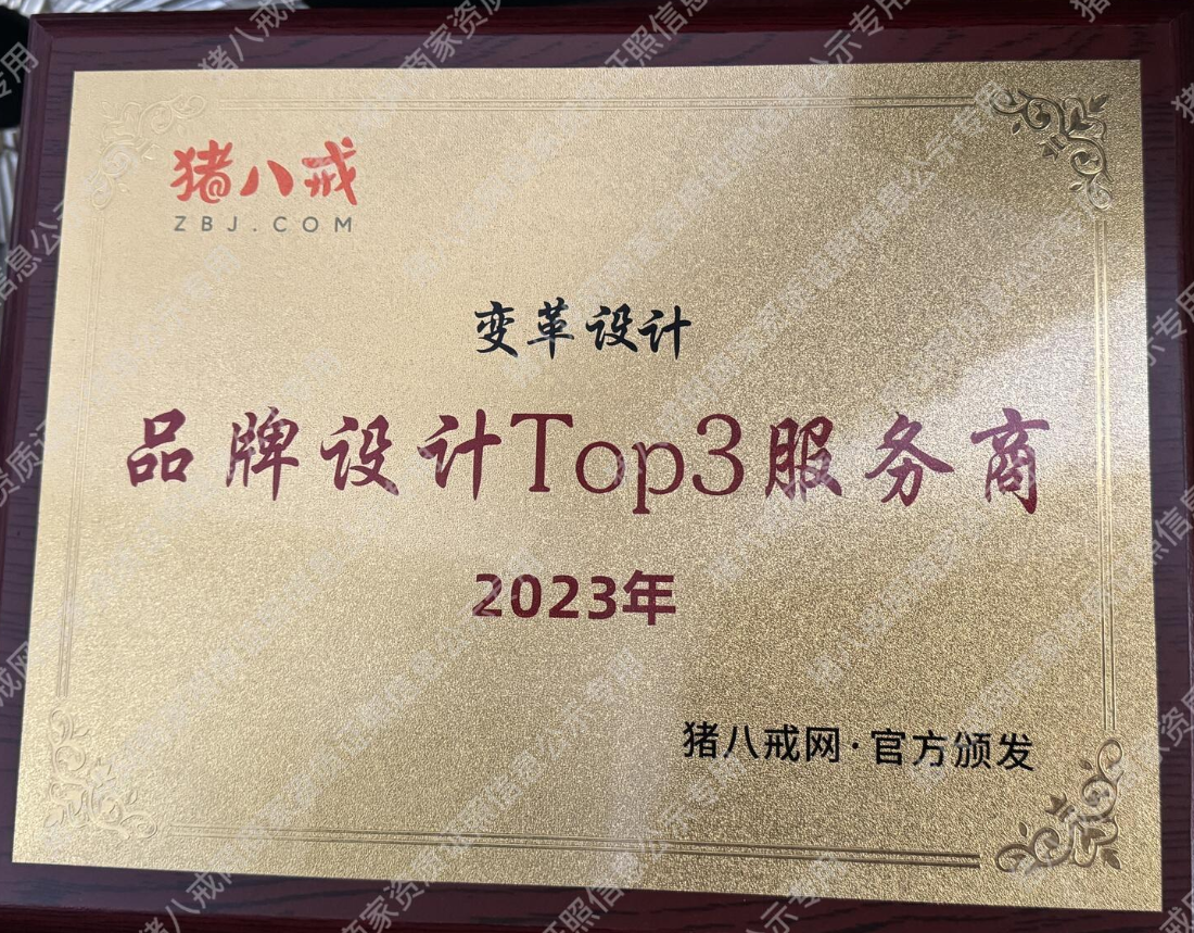 变革品牌设计-15年实体公司资质图3